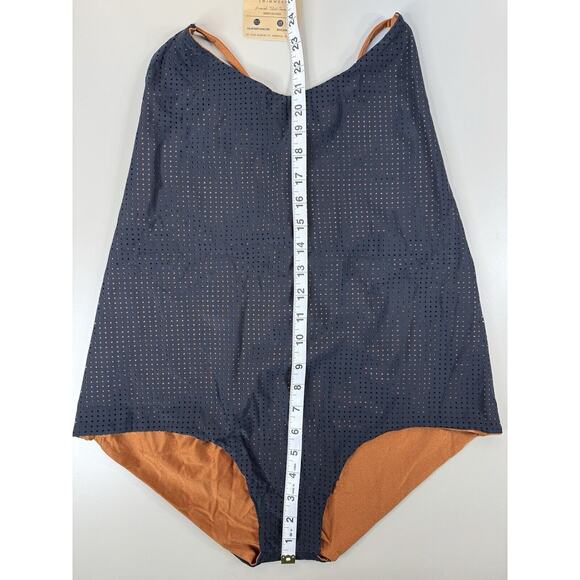 KaloKini Women’s One Piece Bathing Suit Size 2XL Pumpkin Spice Reversible Beach - Picture 13 of 16